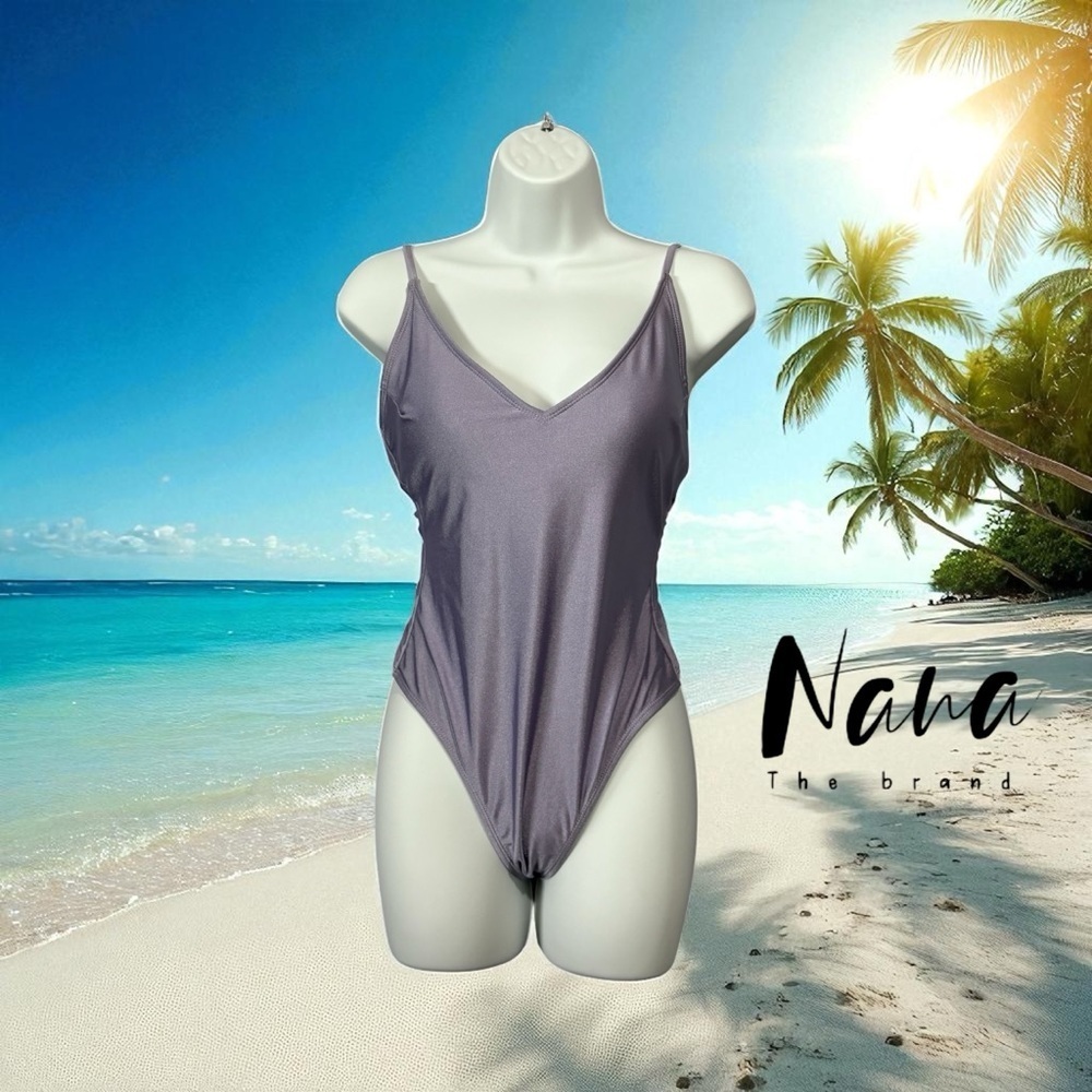 NWOT, NaNa the Brand, Lilac, One-Piece Swimsuit, Small ☀️ - Picture 3 of 14